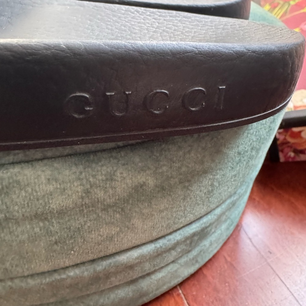 GUCCI GG SUPREME MONOGRAM BLOOMS CANVAS POOL SLIDES SANDALS 39 - Picture 5 of 7